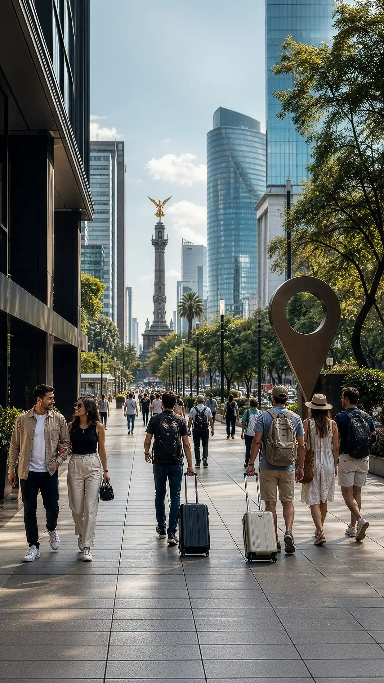 Flujo turístico en Ciudad de México